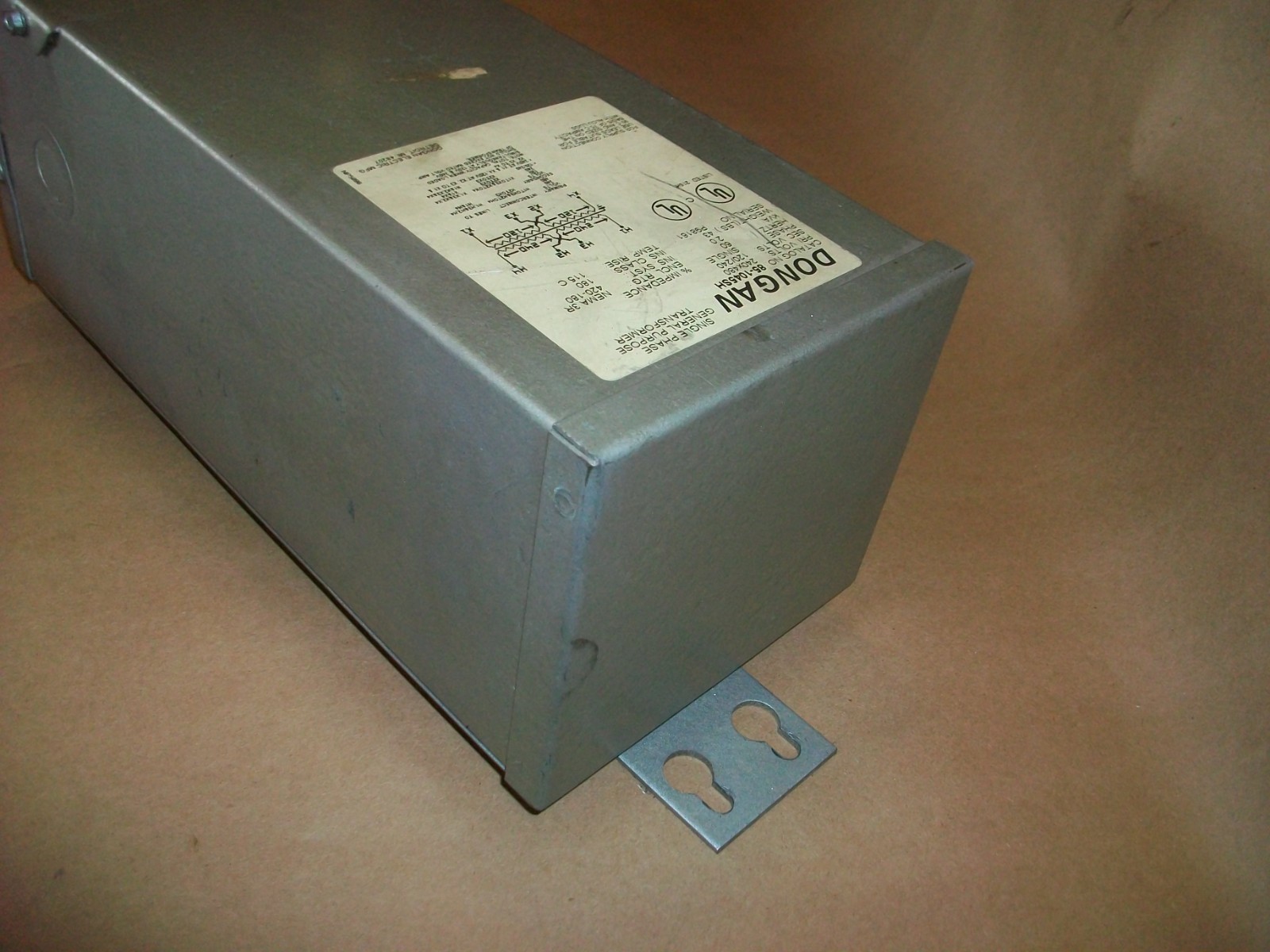 Dongan 85-1045SH Single Phase General Purpose Transformer 2.0 kva USED