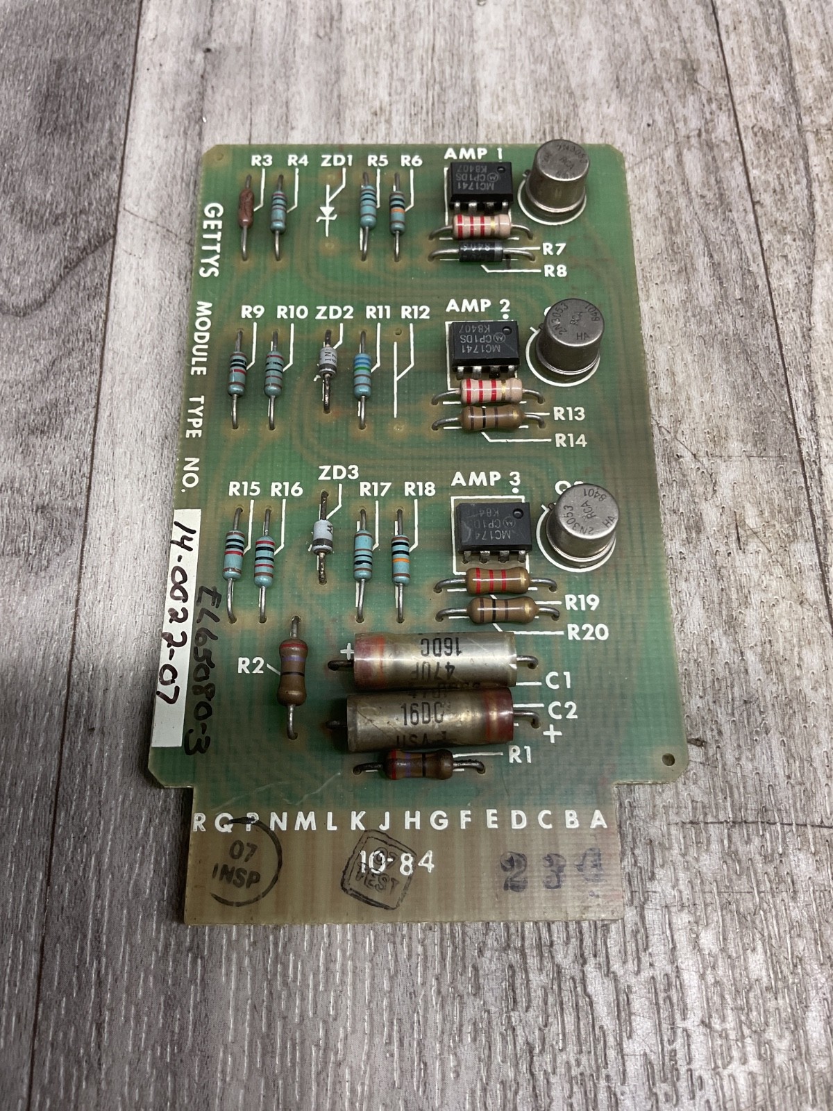 Gettys Control Boards 14-0022-100 *FREE SHIPPING* #4108B46