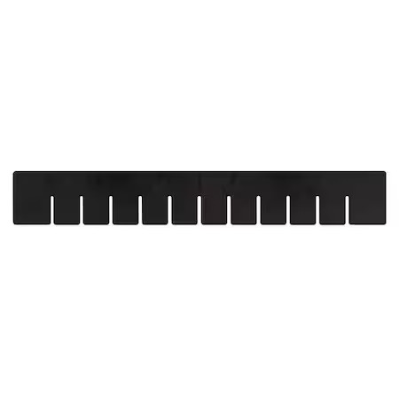 Quantum Storage Systems Ds93030co Plastic Divider, Black, 22 1/2 In L, 17 1/2