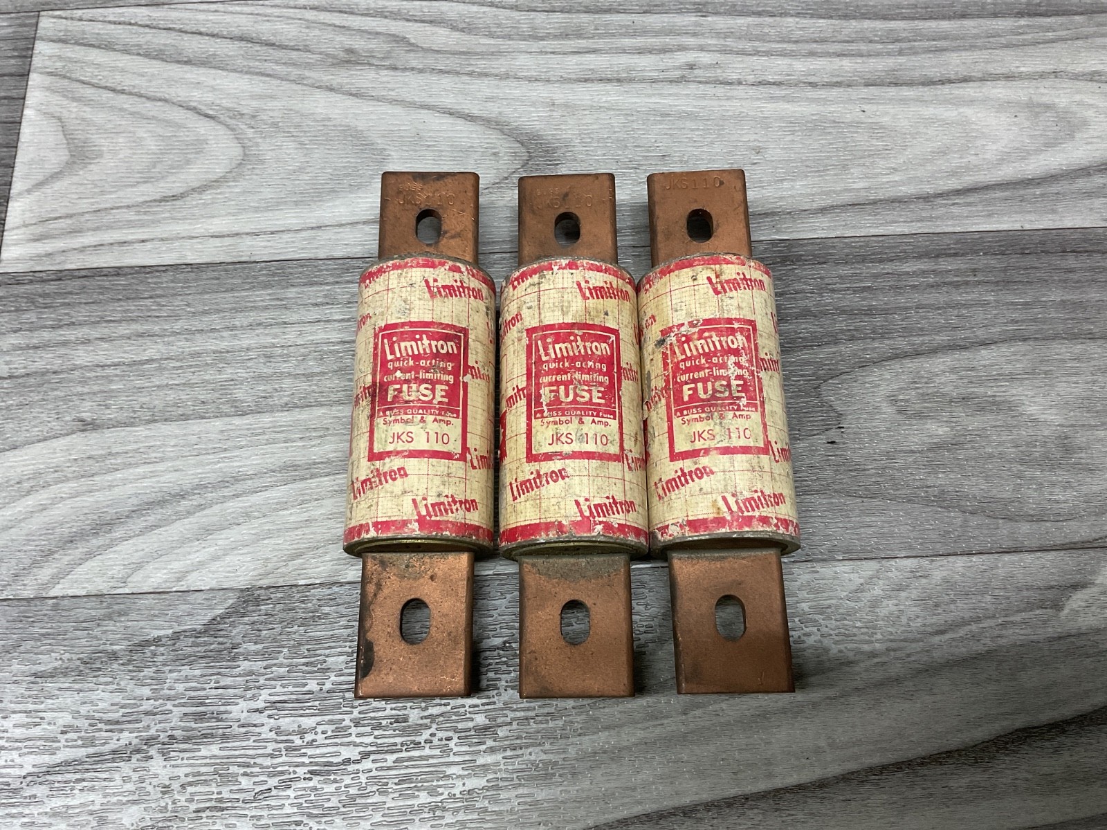 Lot Of 3 Bussmann Buss JKS-110 Limitron Fuse 110A 600V 110 Amp Class J #01K71