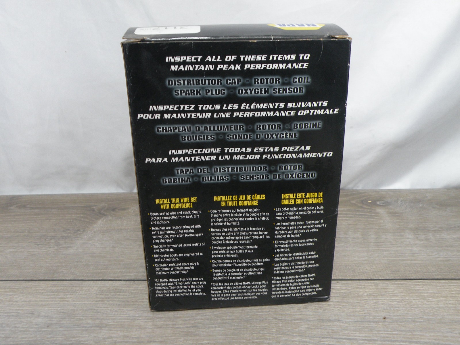 NAPA Mileage Plus 3117 Spark Plug Wire Set Ignition Cables – New in Box