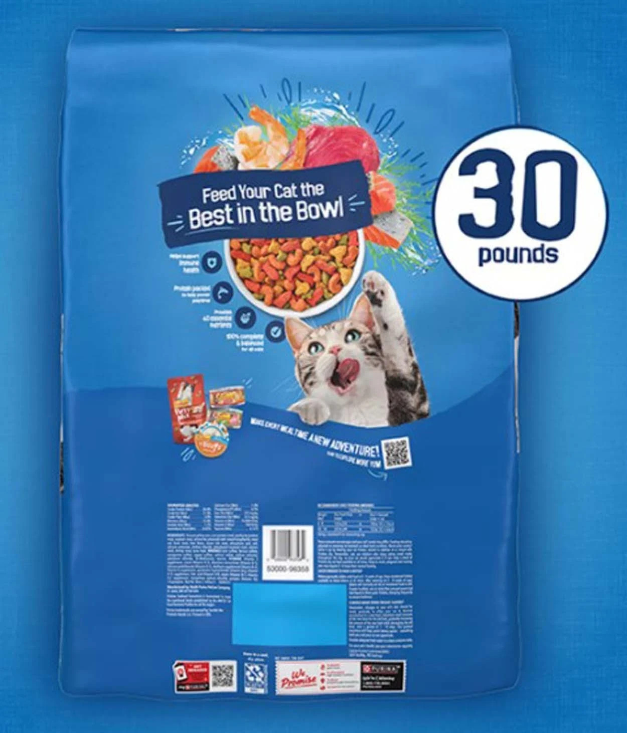 2 PACK – Friskies® Seafood Sensations Adult Cat Dry Food – Seafood, 30 Lb