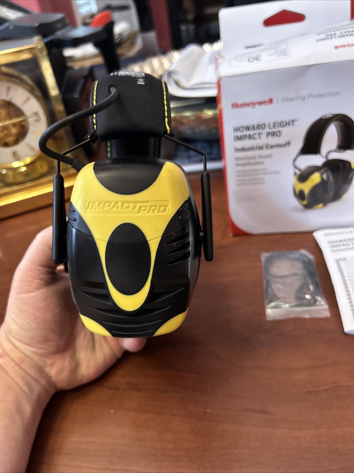 Honeywell Howard Leight 1030943 Impact Pro Over-The-Head Ear Muffs, 30 Db Nrr,