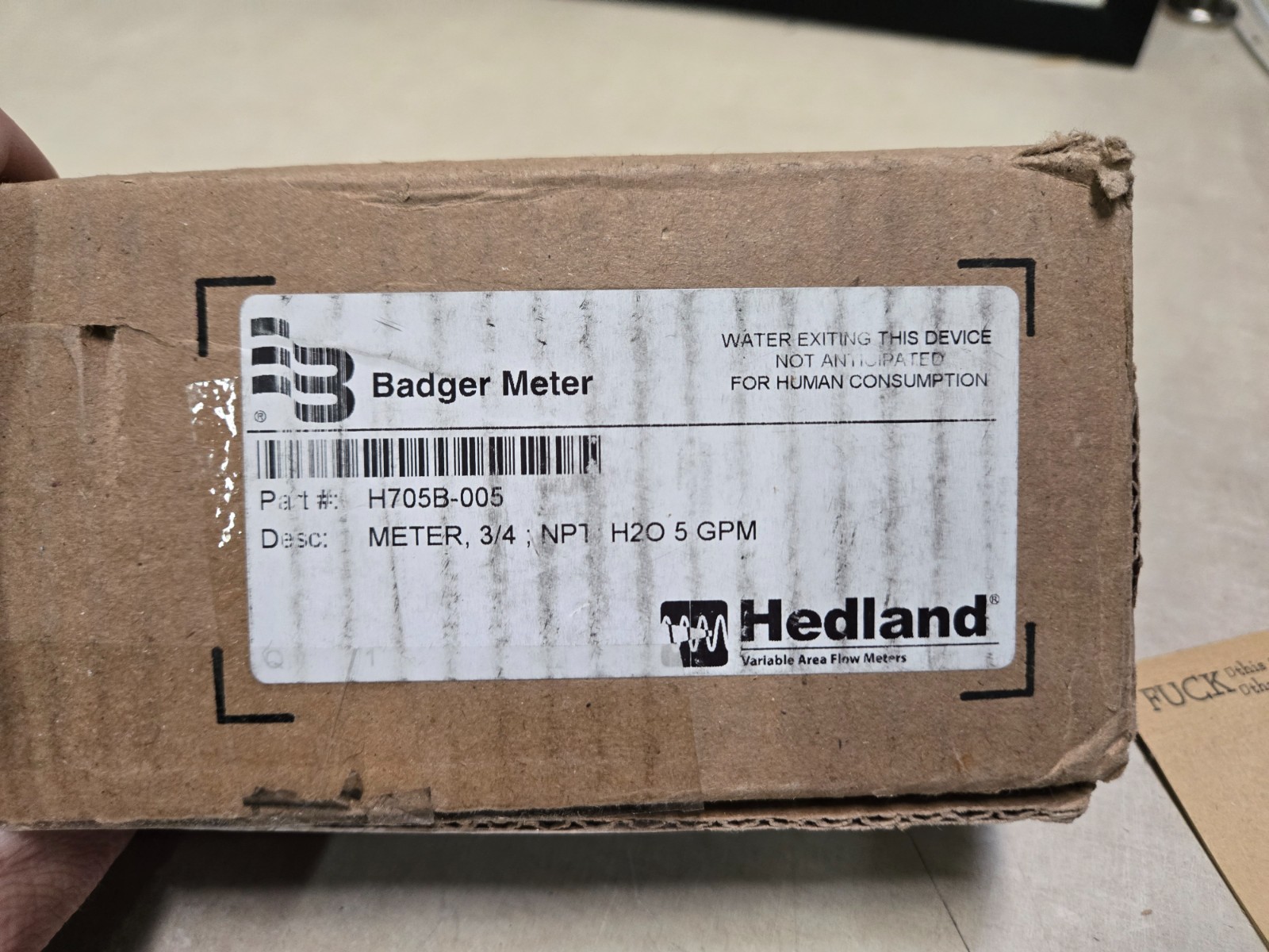 Hedland H705B-005 Flow Rate Hydraulic Flow Meter Hydraulic, 12, SAE NOB