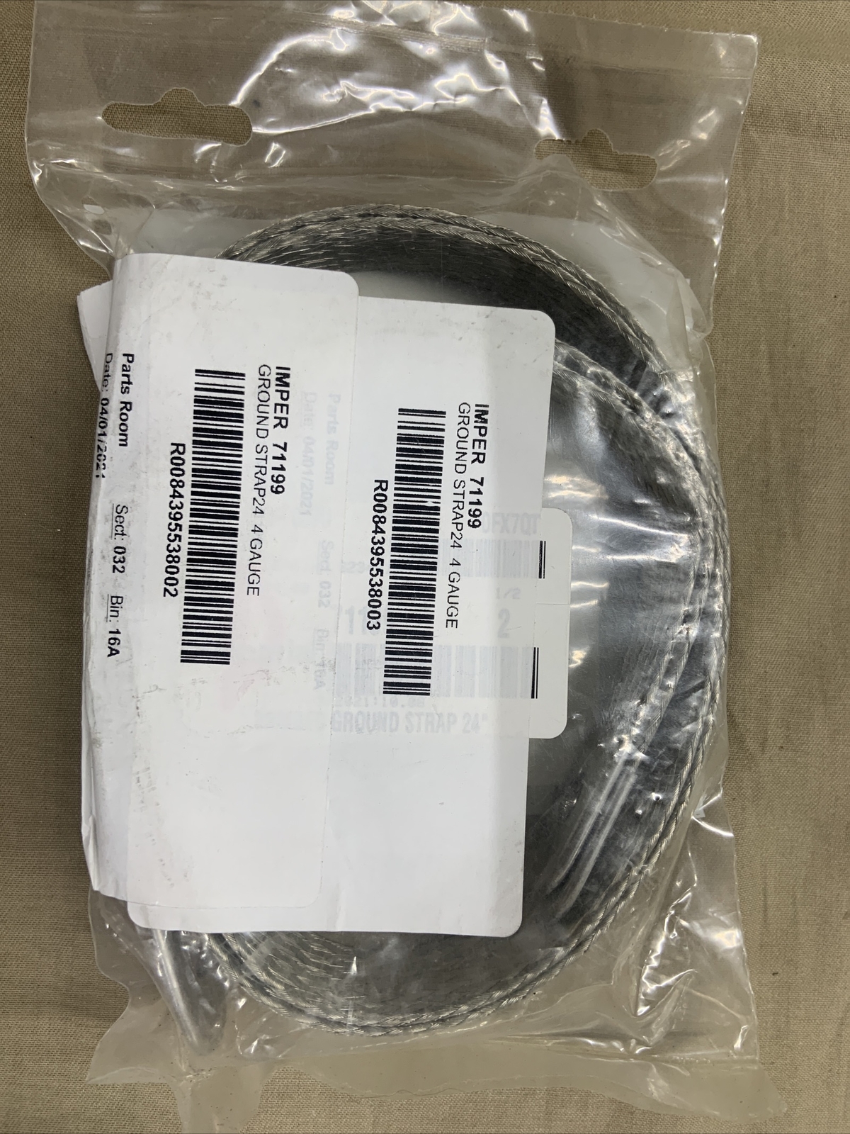 IMPERIAL 71199 BRAIDED GROUD STRAP 24″ 4 Ga 2324-828