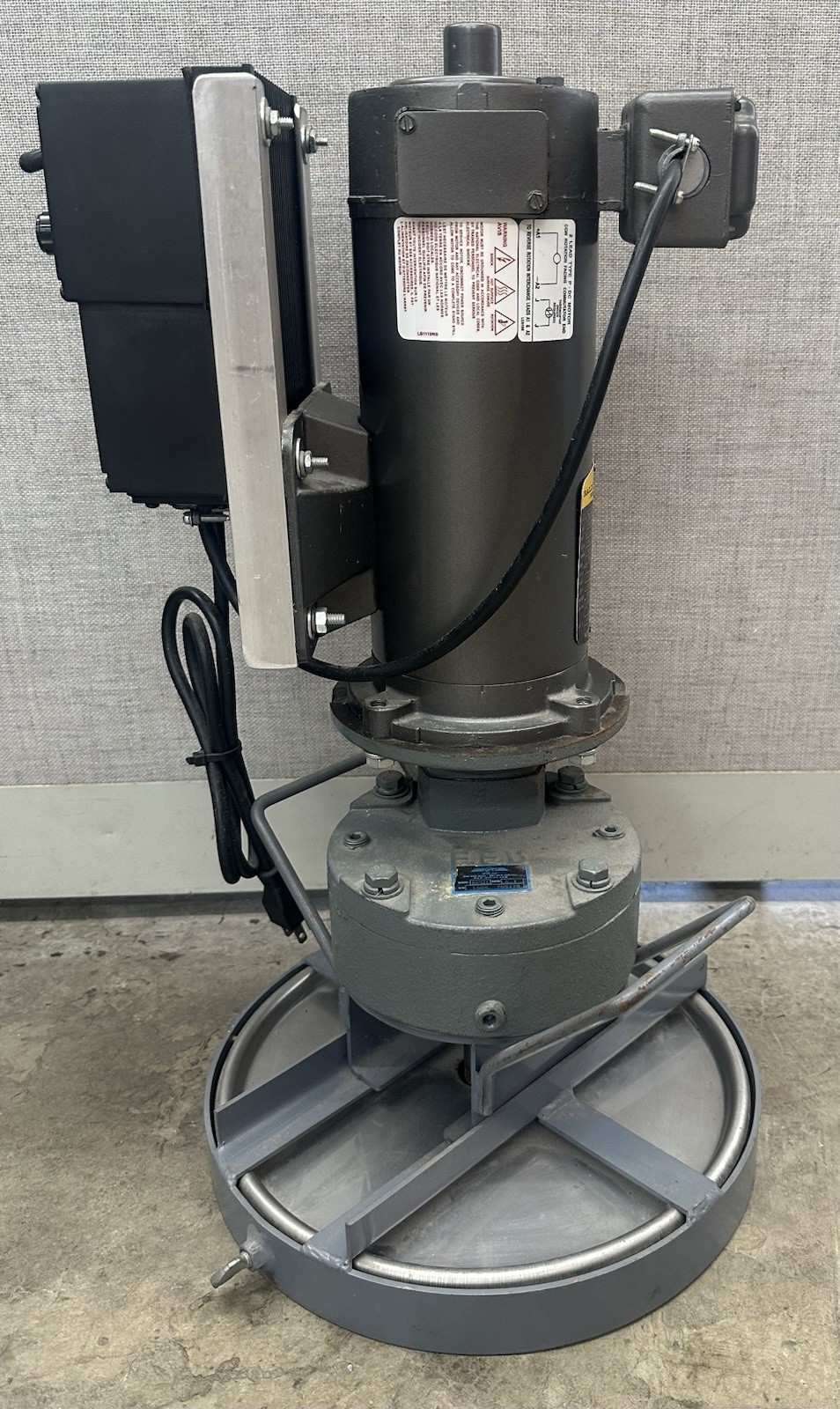 Five Gallon Ring Mount Mixer, Leeson, IPTS, RPQ1, Baldor Reliance Industrial