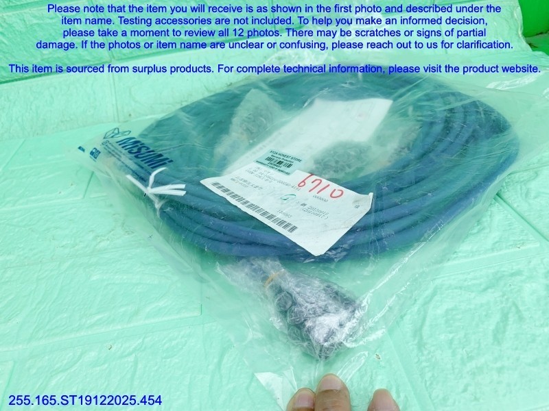 MISUMI SVEM-J2HC1-B-5 Encoder Cable as in photos, sn:9451, DHL