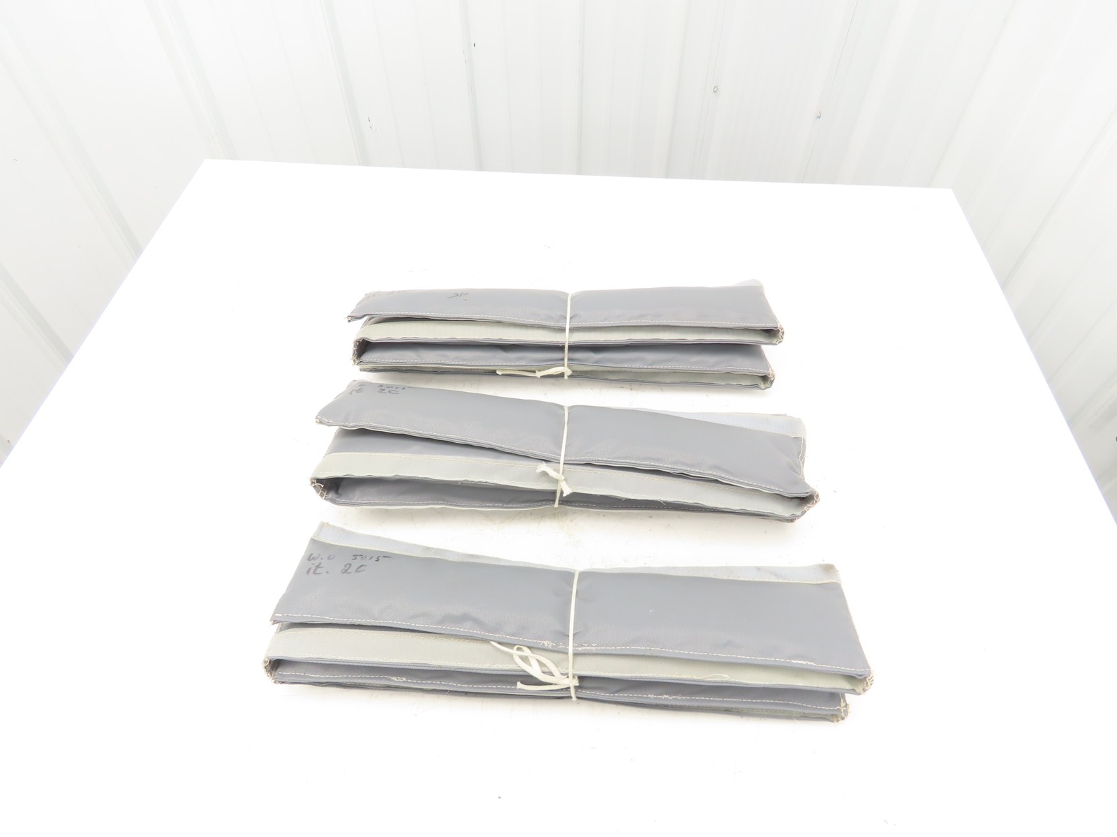 Affiliated Steam Equipment Pipe Wrap Insulated 5″ W 8″ L 20″ Sections Lot of 3