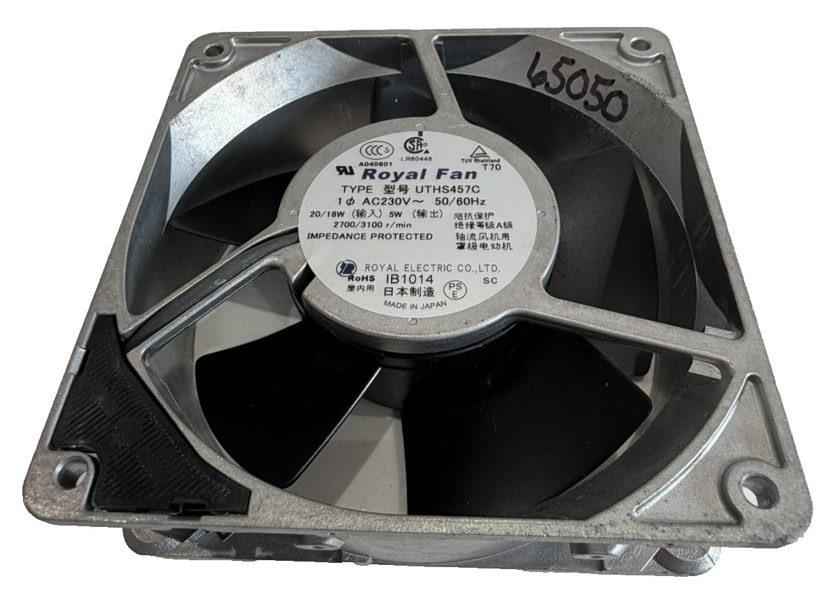 NEW ROYAL ELECTRIC UTHS457C COOLING FAN 230V 50/60HZ