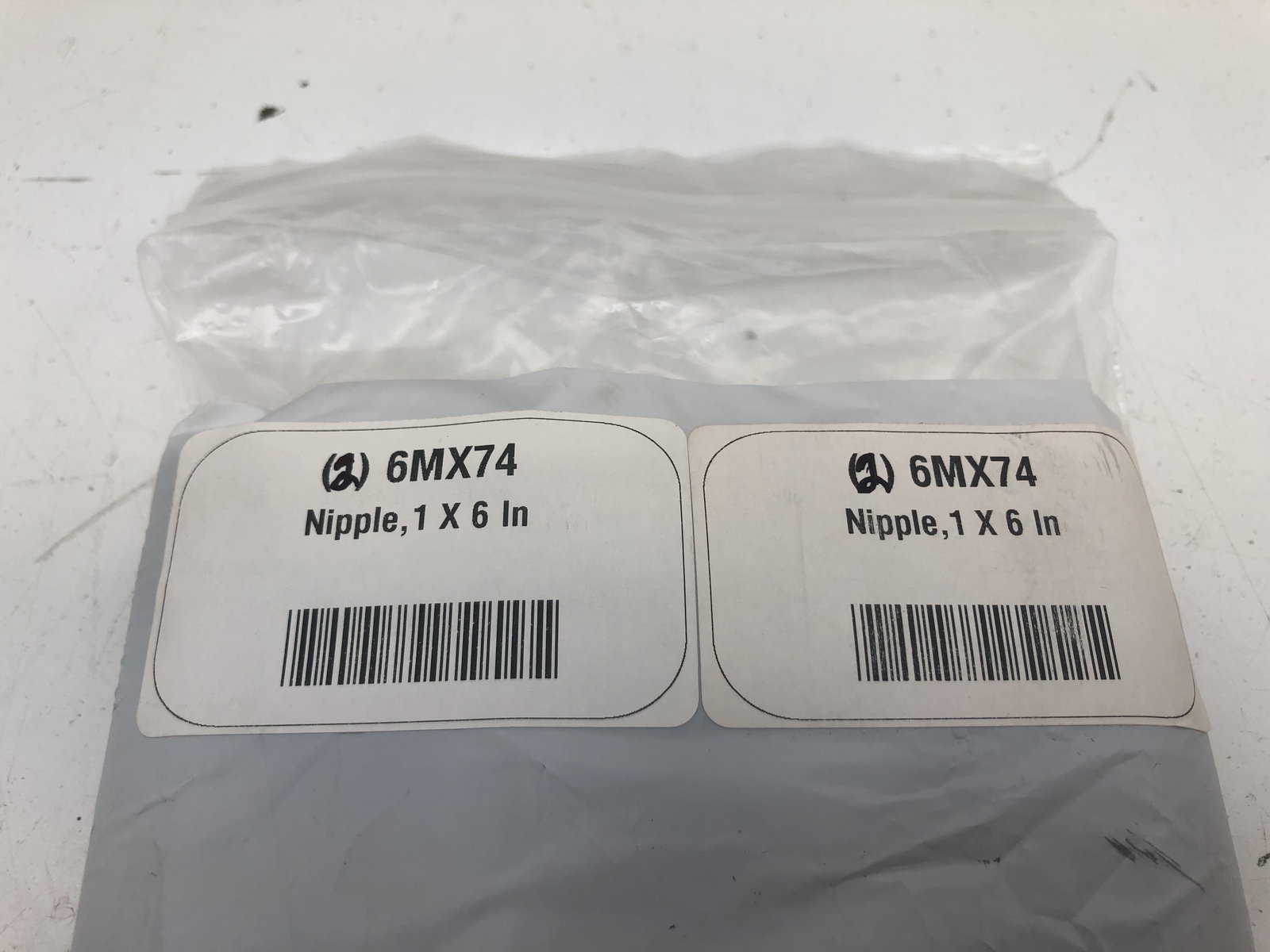(QTY 4) GRAINGER 6MX74 1″ x 6″ CPVC NIPPLE