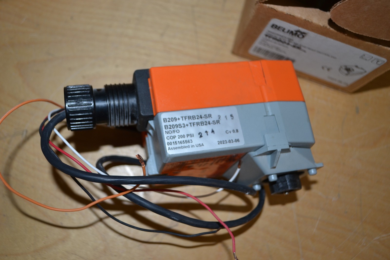 2 ~ Belimo ~ TFRB24-SR ~ Valve Actuator, Spring return, AC/DC 24V ~ Used