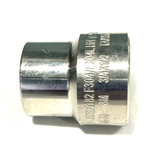 10 Piece-Stainless Steel A/SA182 F304/F304L N23.83, 1″ x 3/4″ reducer, SP-79, 3M