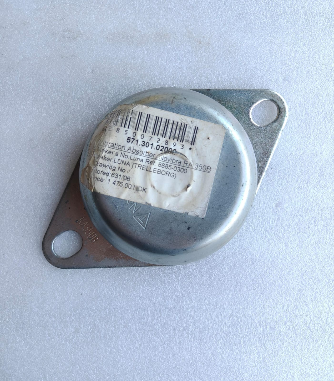 Novibra RA 350B M16 Vibration Absorber