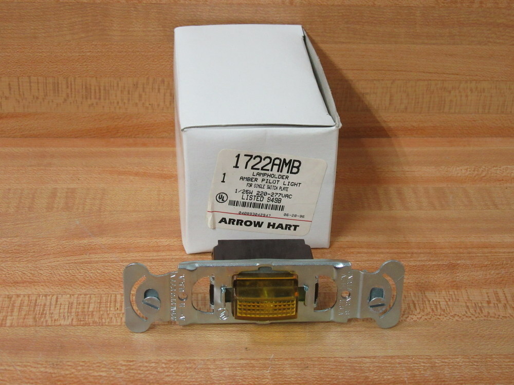 Cooper Wiring Devices 1722AMB Arrow Hart Pilot Light (Pack of 3)