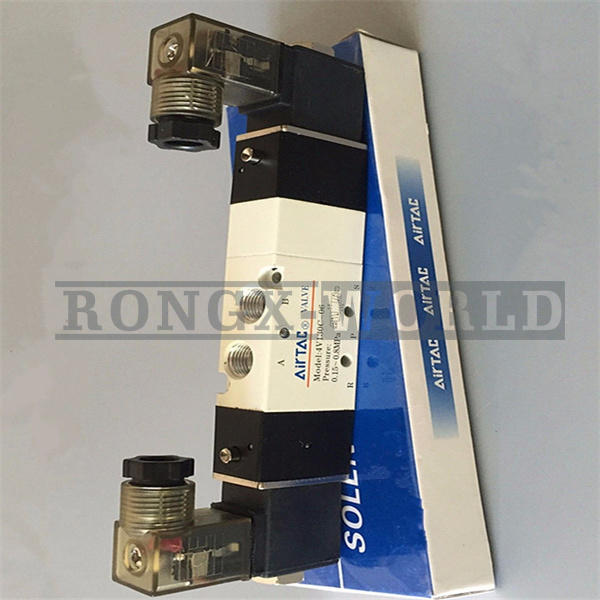 ONE AirTAC 4V130C06B 4V130C-06 DC24V Solenoid Valve NEW
