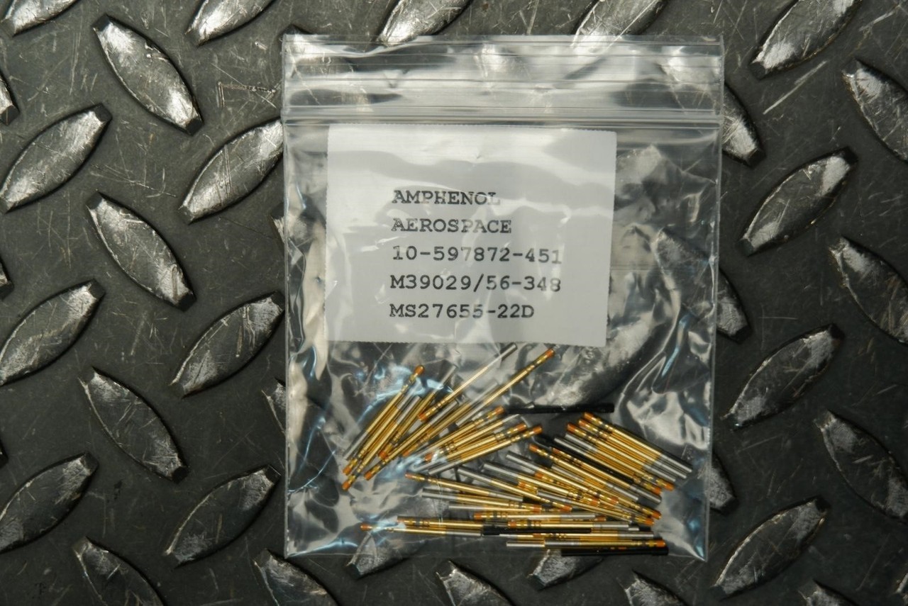 Amphenol MS27468T15F35S 37-Pin Connector w/ M39029/56-348 Contacts