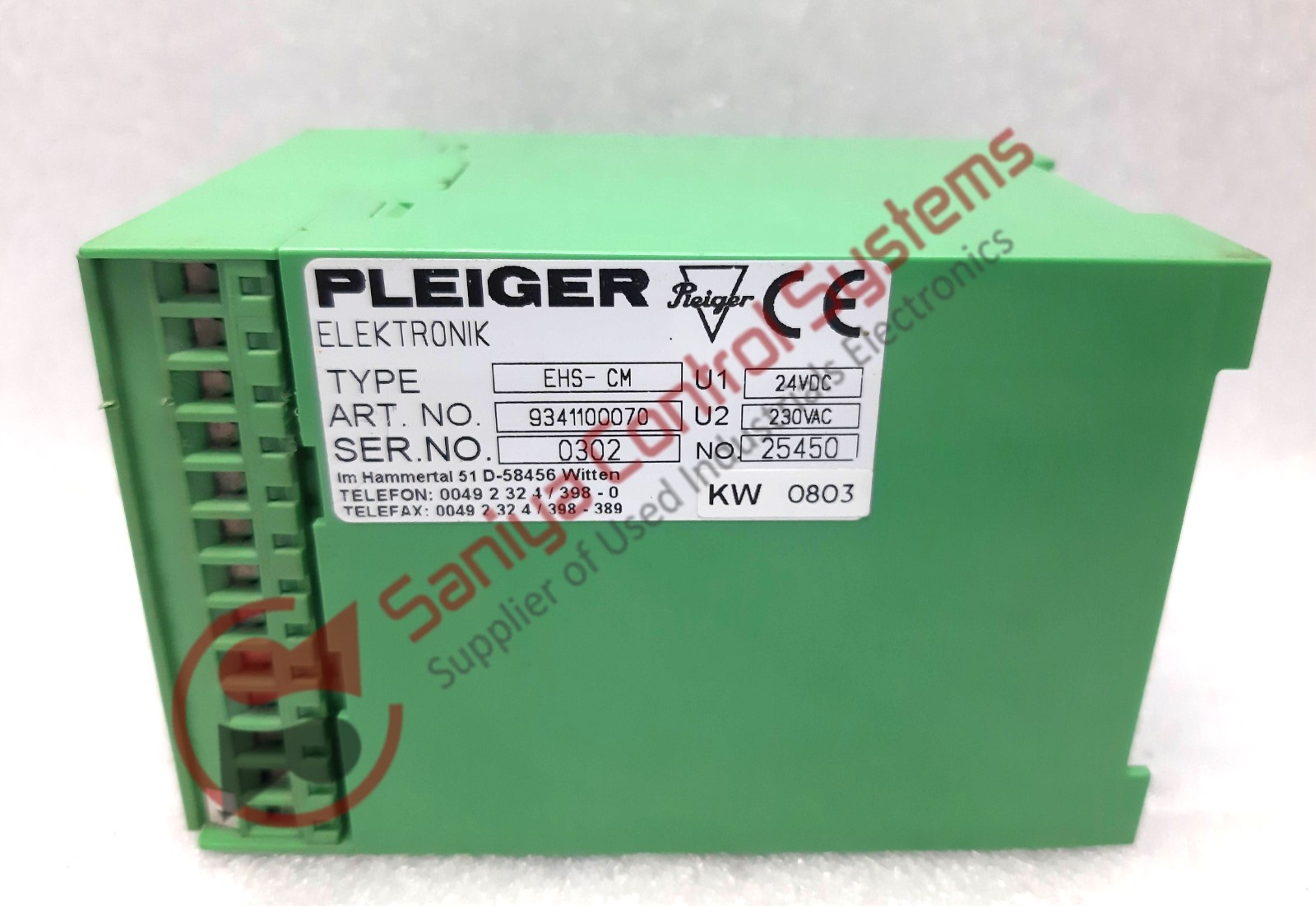 Pleiger EMS-CM Control Module 9341100070