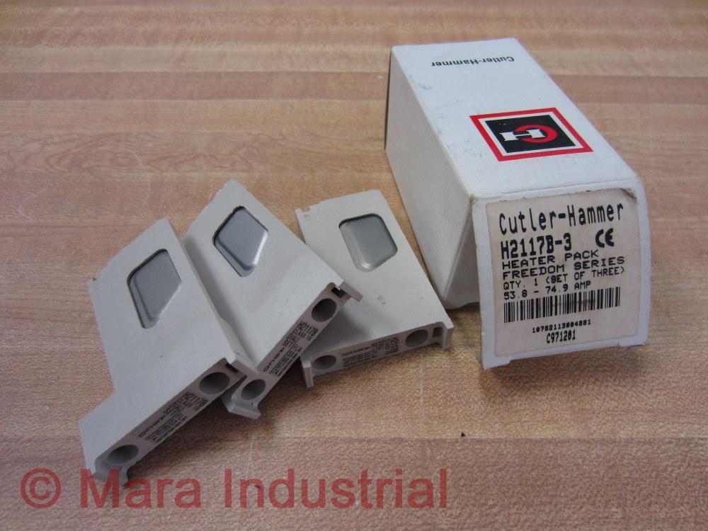 Cutler Hammer H2117B Eaton Heater H2117B-3 (Pack of 3)