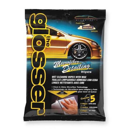 Clean Tools 99006M Detailing Wipes,White,Pk5