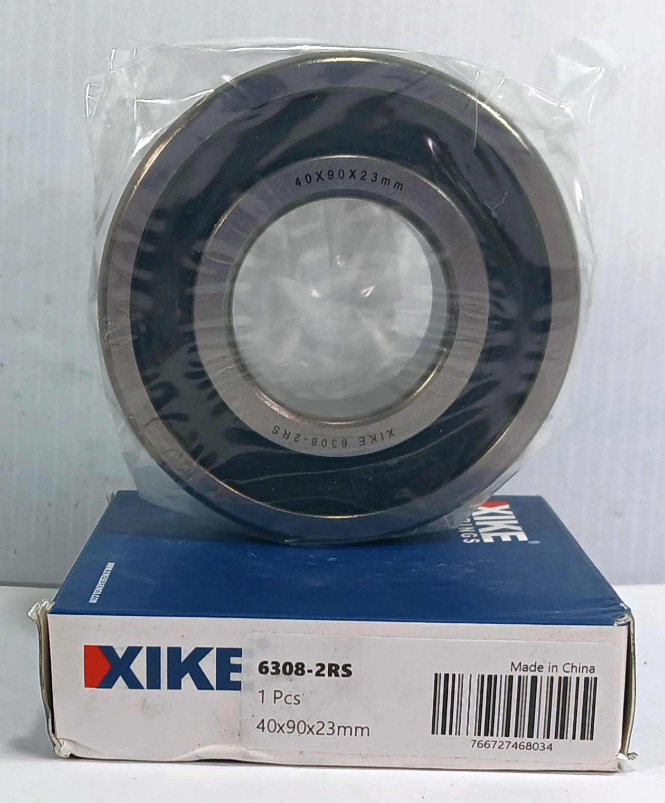 1 NEW XIKE 6308-2RS 40x90x23mm RADIAL DEEP GROOVE BALL BEARING NIB *MAKE OFFER*