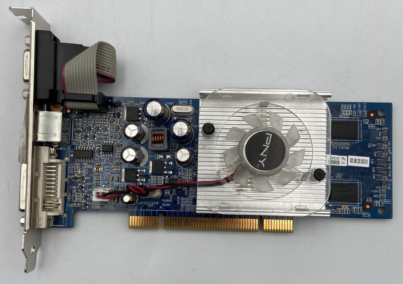 PNY Tech. Nvidia GeForce 8400GS 512MB DDR2 PCI Video Card P/N: VCG84512SPPB