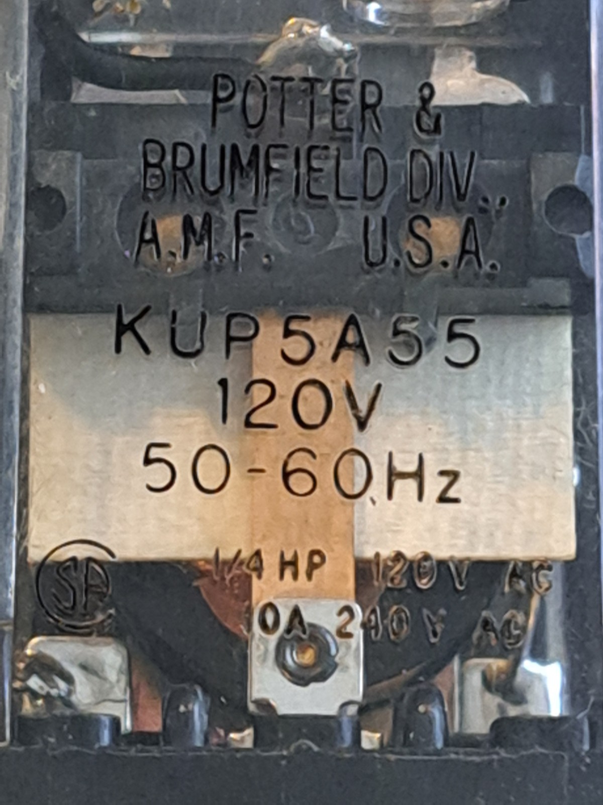 Lot of 4 Potter & Brumfield Relays 120 V AC KUP Series Mixed Types – KUP1A55 KUP