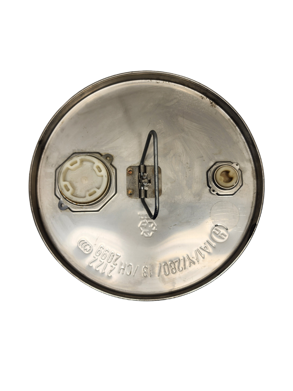 Used 5 Gallon Stainless Steel barrel drum closed head