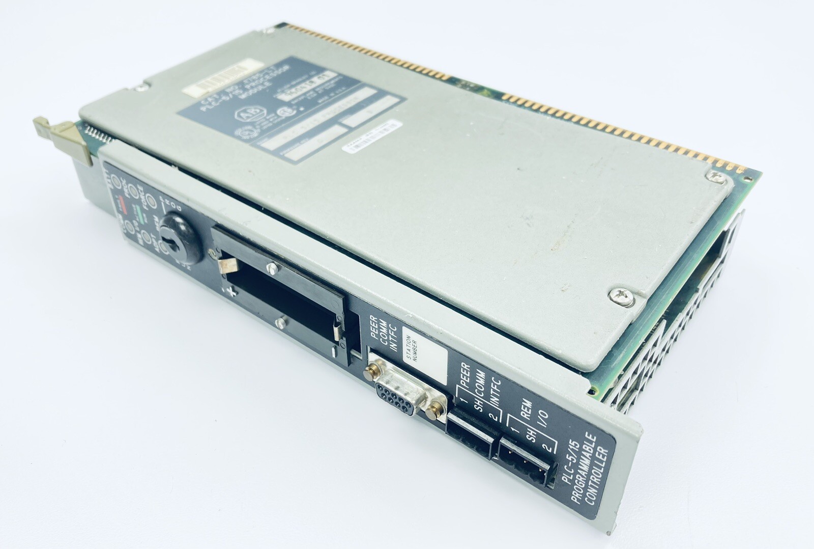 ALLEN BRADLEY 1785-LT PLC-5/15 PROCESSOR MODULE SER.B 2.5A 960418-01 FW REV:G