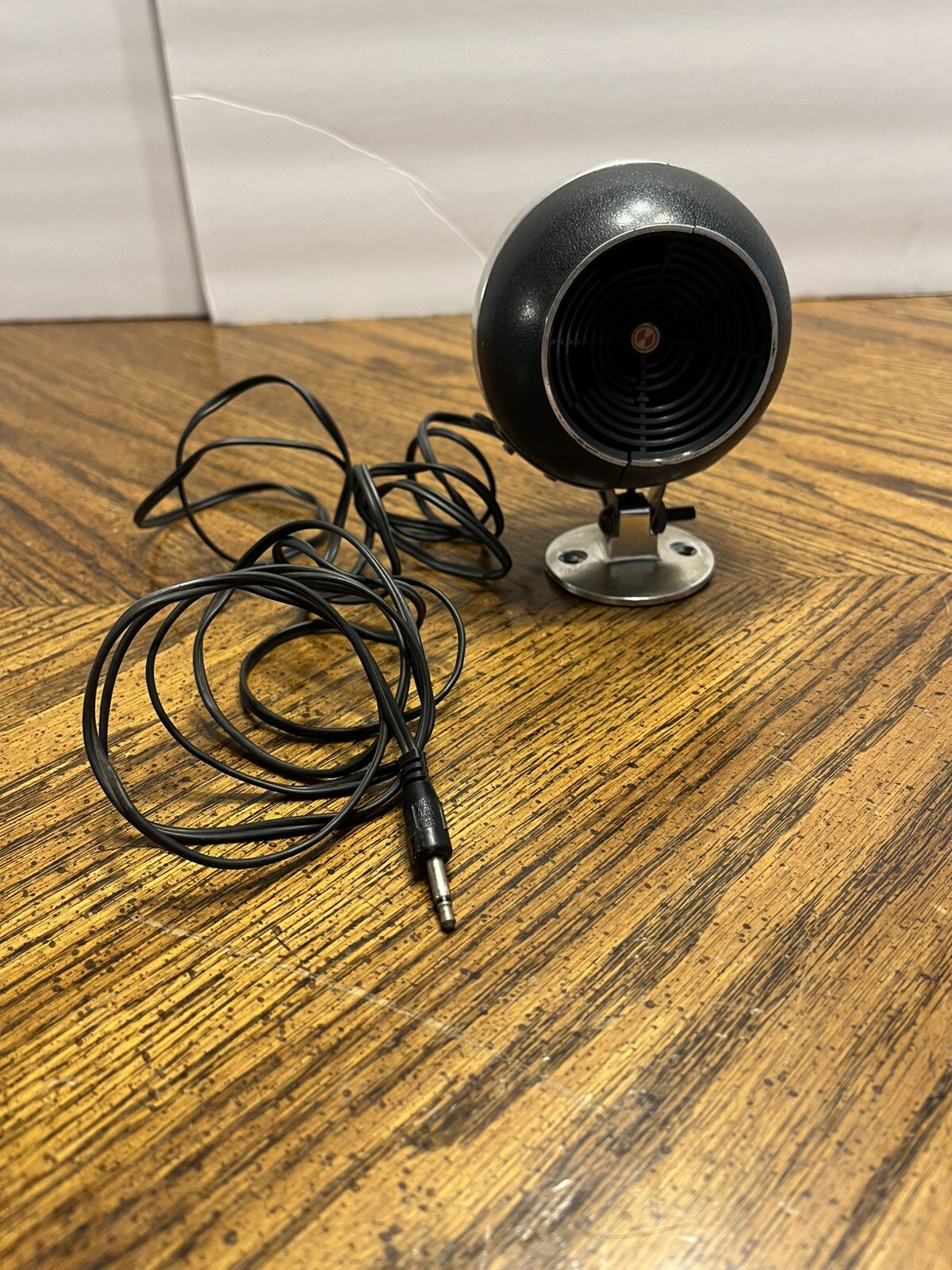 Vintage Made In Japan Sparkomatic Tech ORB Speaker Round For Rat Hot Rod Home