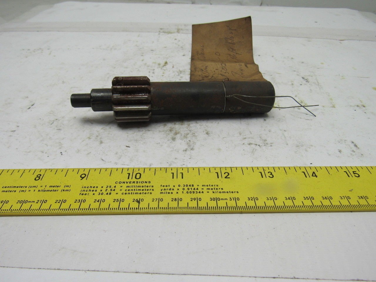 Vintage Lathe Bar Stock End Facing Forming Cutter Turner Missing Roller