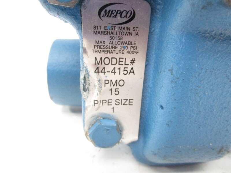 MEPCO 44-415A 250PSI 400’F 1″ UNMP