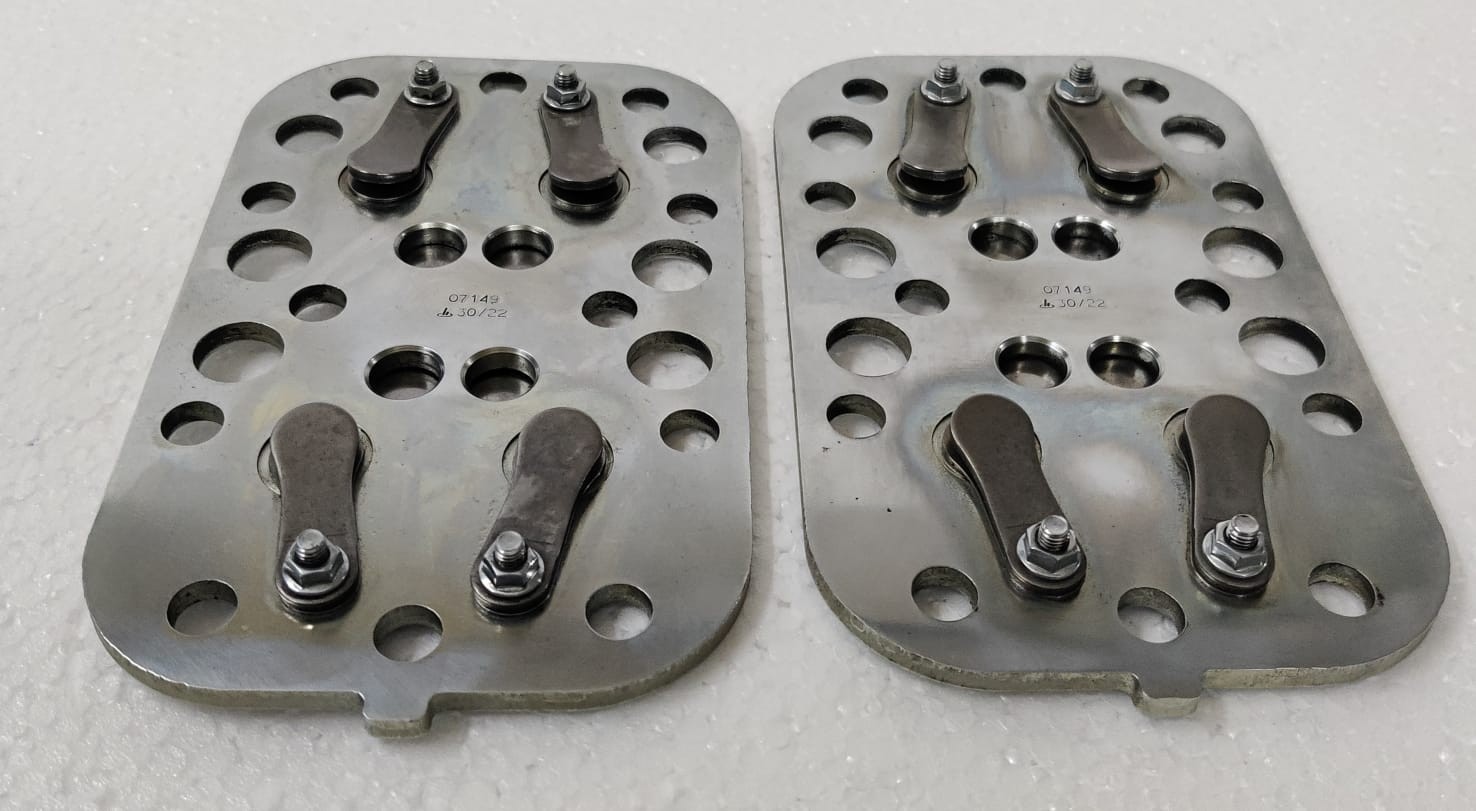 080198 Bock Set Valve Plate AM/F/FK3-4 Repl. For 08038 #NEW