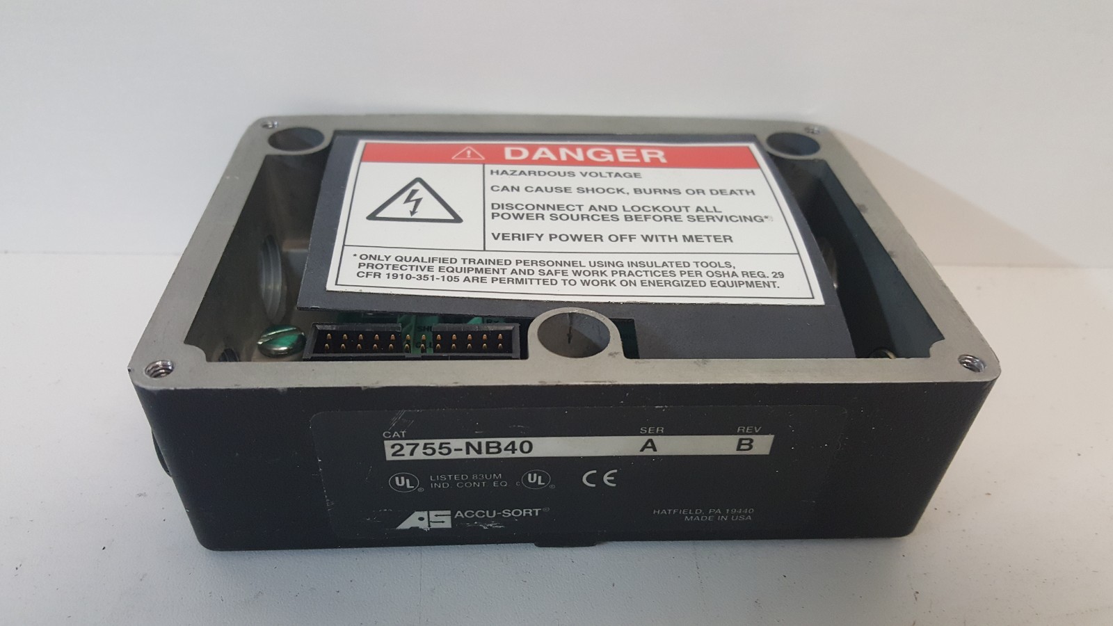 GUARANTEED GOOD USED! ALLEN-BRADLEY WIRE ADAPTER BASE 2755-NB40