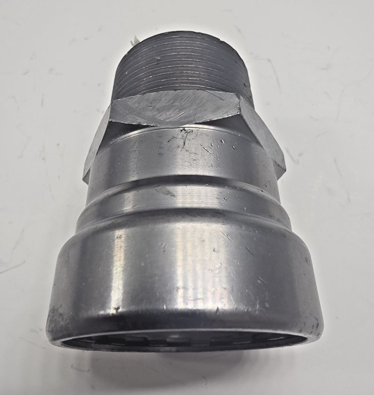 CP01179G, Mueller Carbon Steel Adapter Male P X MPT 1-1/2 X 1-1/2, NEW