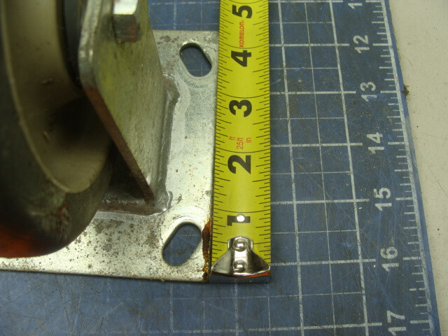 SET OF 4 JARVIS 5″ X 1-1/4″ CASTERS (2) STATIONARY & (2) SWIVEL (1) DIFF. MOUNT