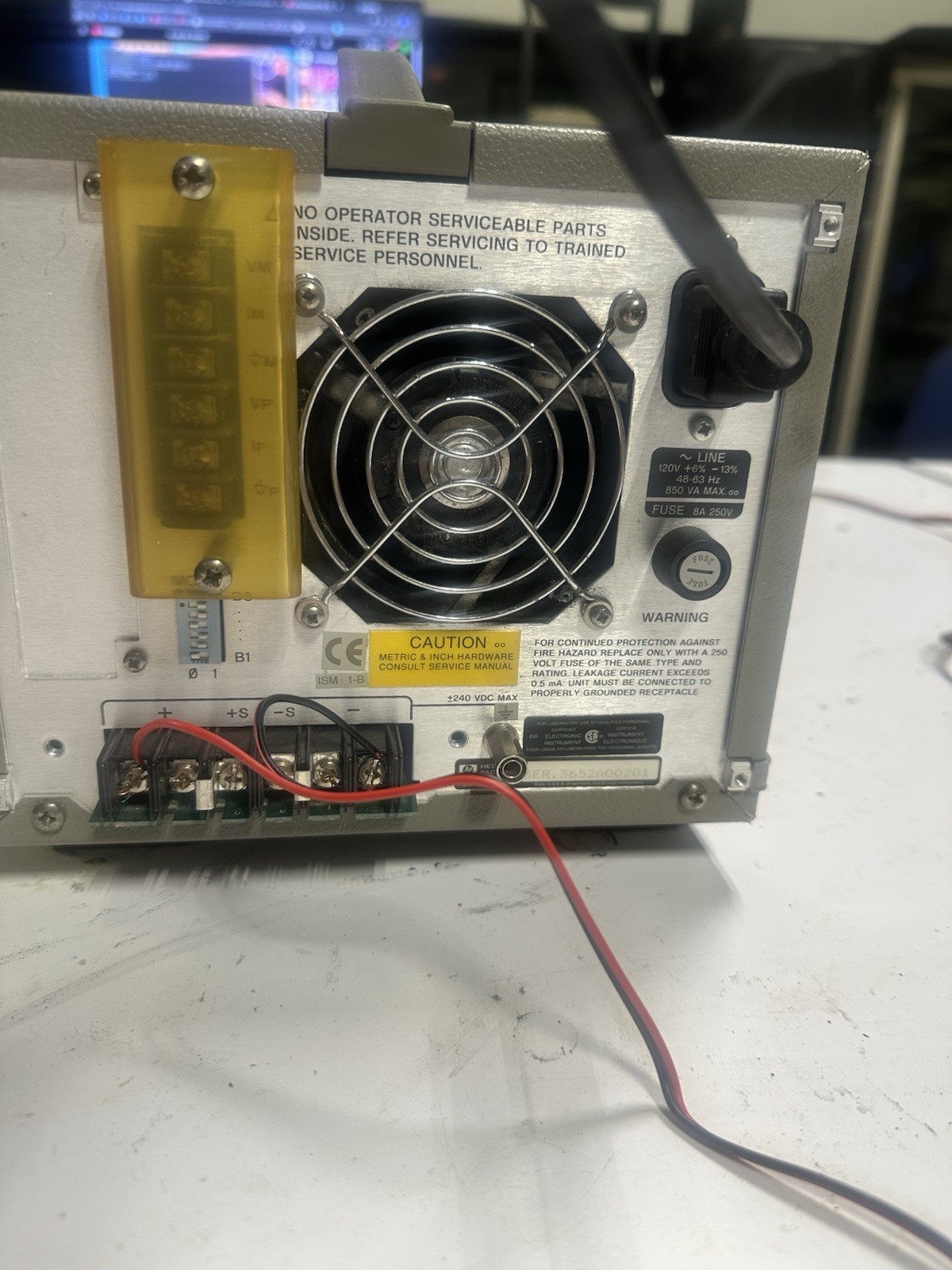 HP Hewlett Packard 6028A DC Power Supply 0-60V/0-10A, 200W TESTED SEE VIDEO
