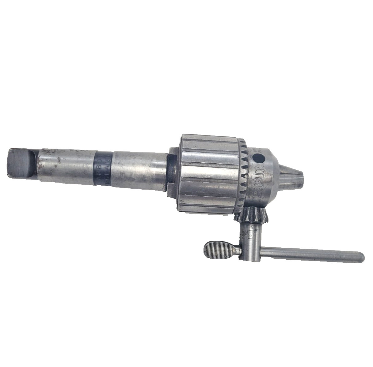 JACOBS CHUCK NO. 37KB 1/4-13/16″ MT#4 WITH JACOBS CHUCK KEY 4
