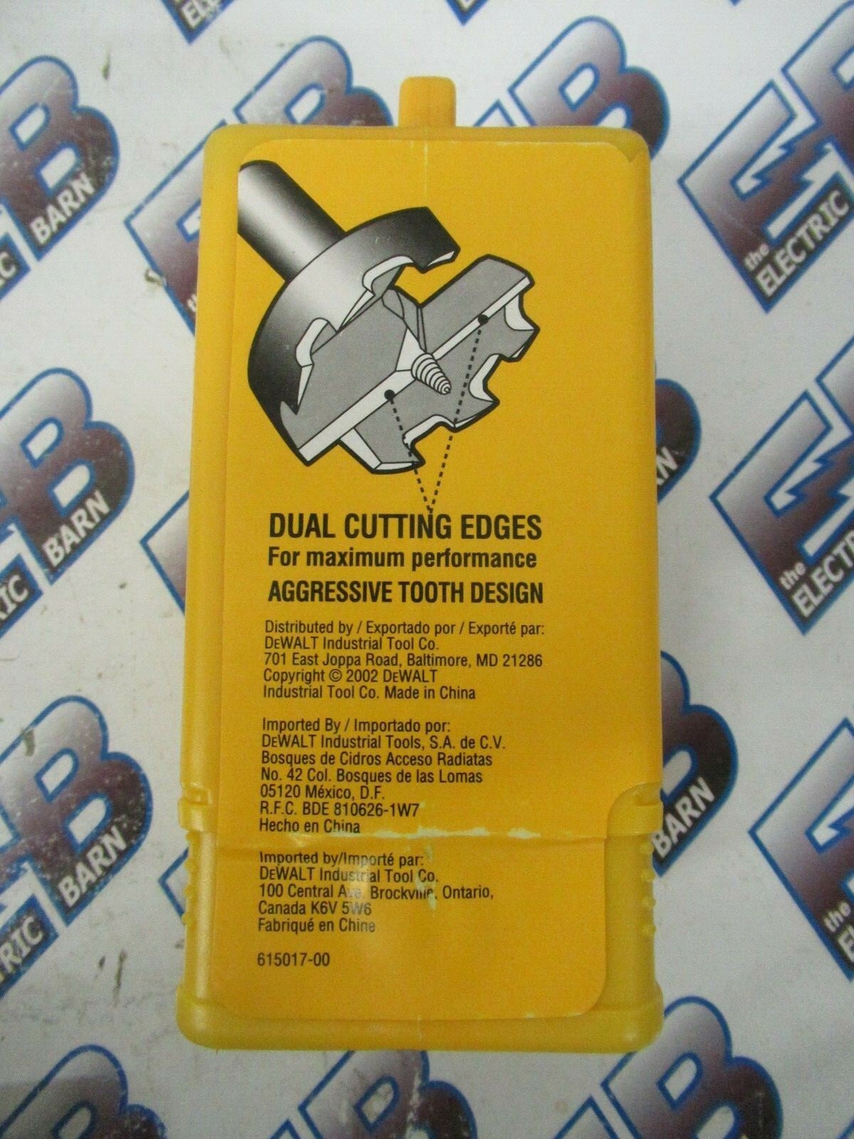 Dewalt DW1639, 2- 9/16″ Self-Feed Wood Bit- NEW- B