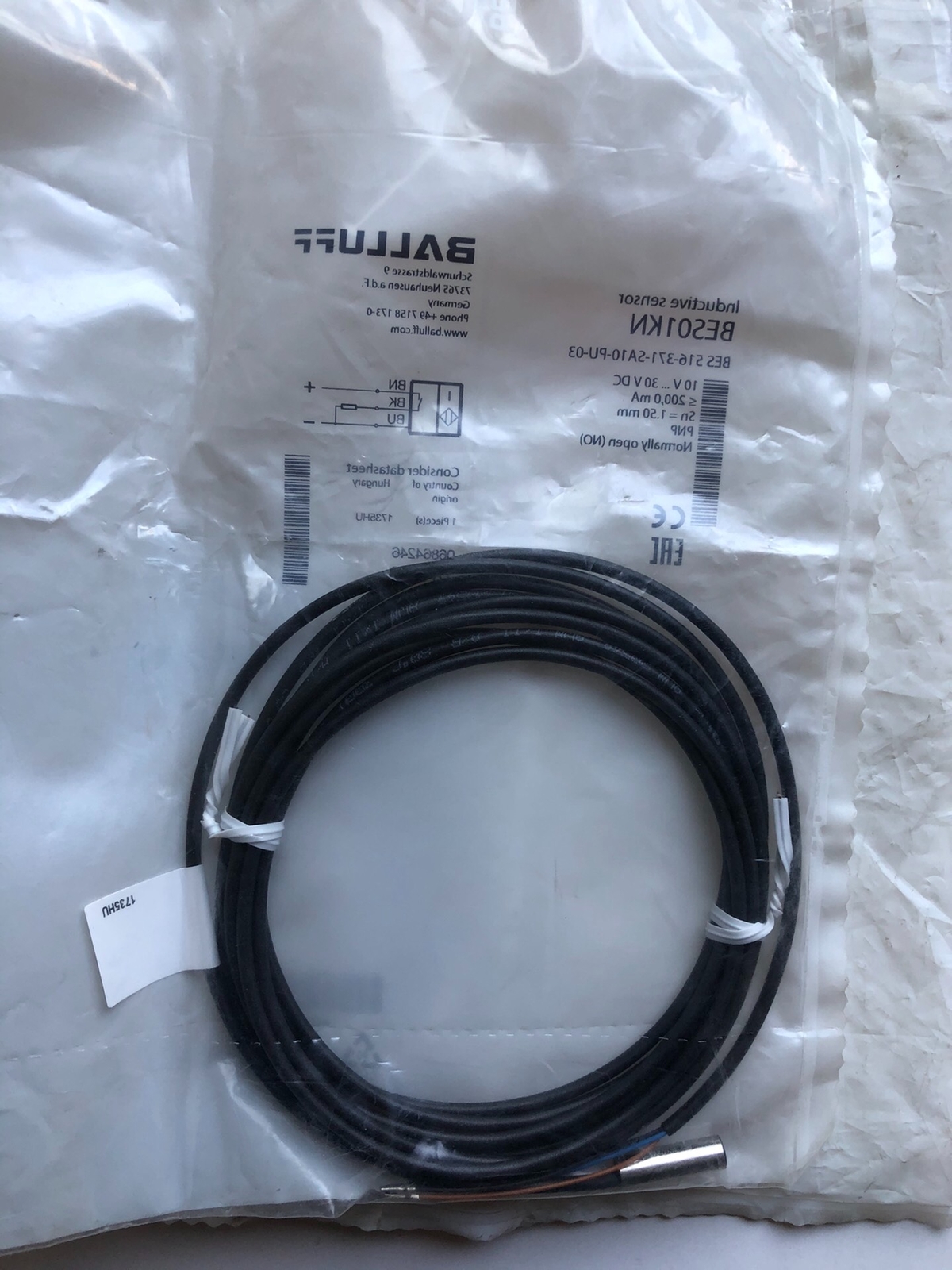 1P BALLUFF BES01KN BES 516-371-SA10-PU-03 Accept counteroffer