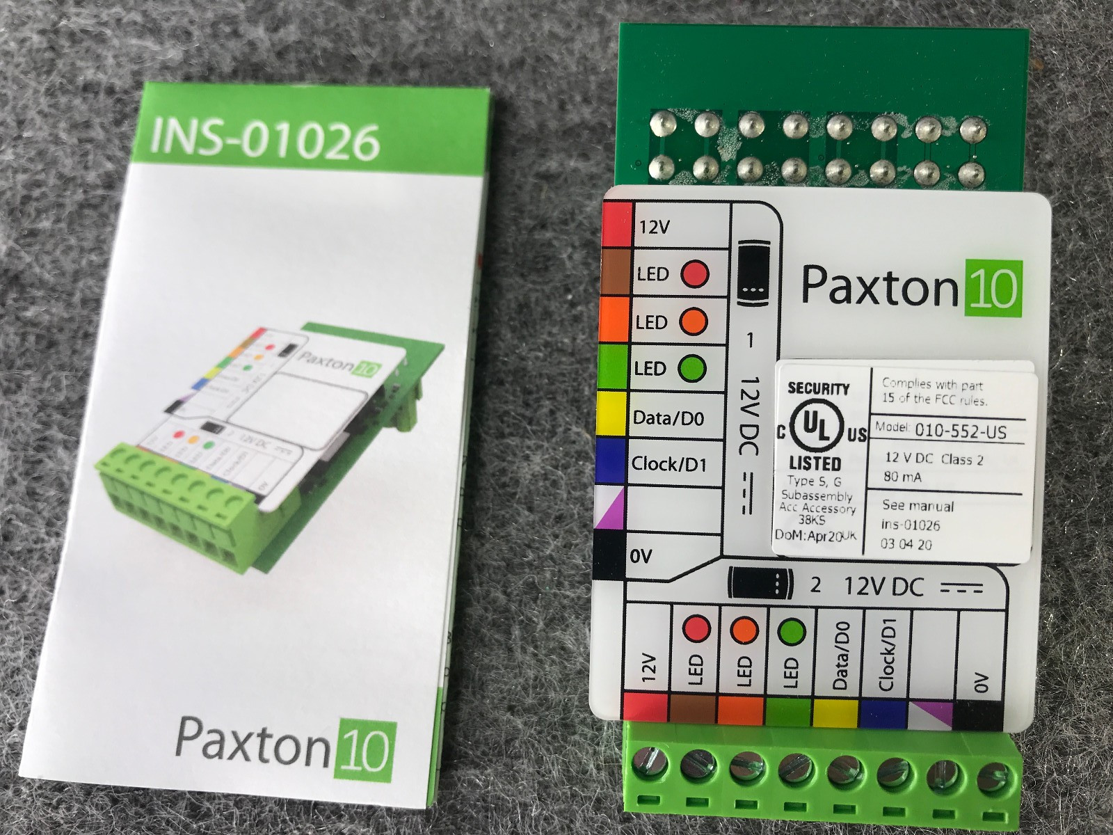 Paxton 010-552-US Paxton10 Reader Converter – NIB!