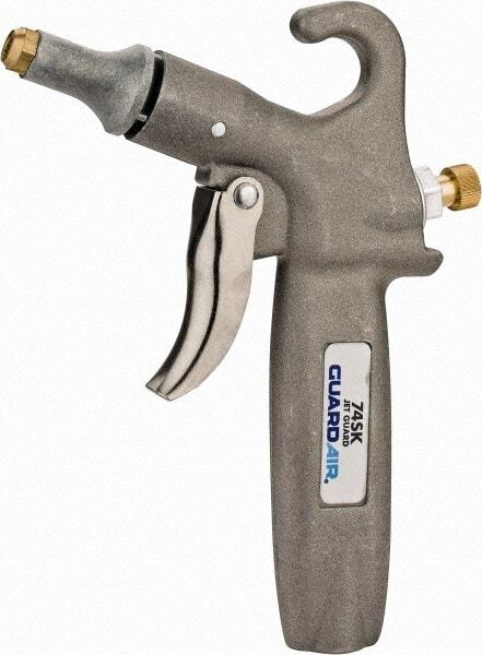 Guardair 74SK Air Blow Gun: Standard Safety, Pistol Grip 1/4 NPT, Aluminum