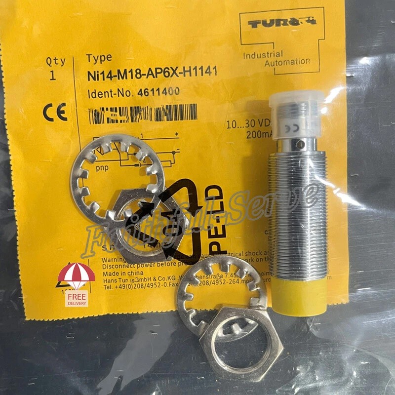 New TURCK NI14-M18-AP6X-H1141 Nonembeddable Inductive Proximity Sensor Switch US