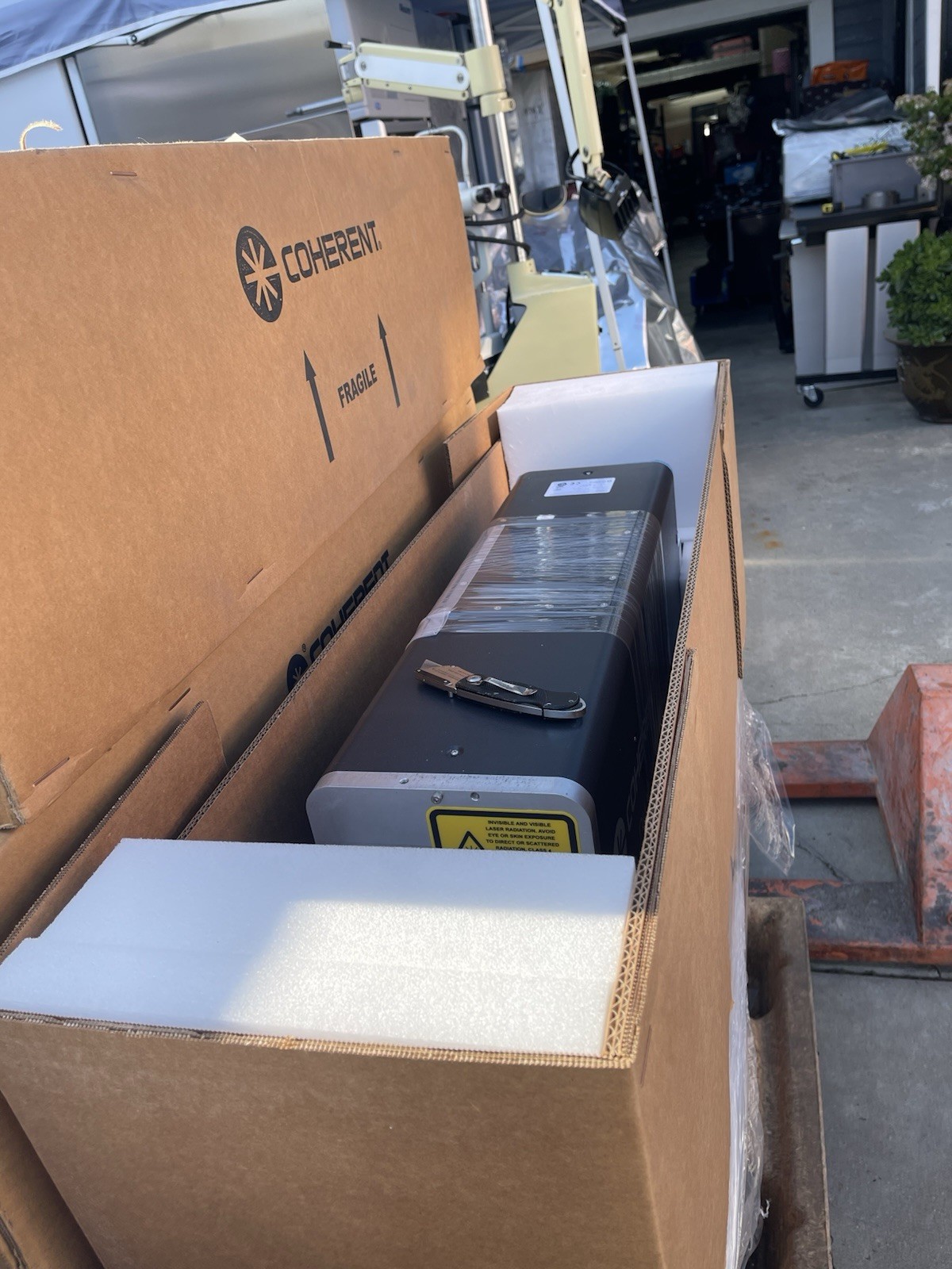 Lot Of 8 COHERENT DIAMOND J-2, J3, E250 Series Laser Head, No Laser Module Incl