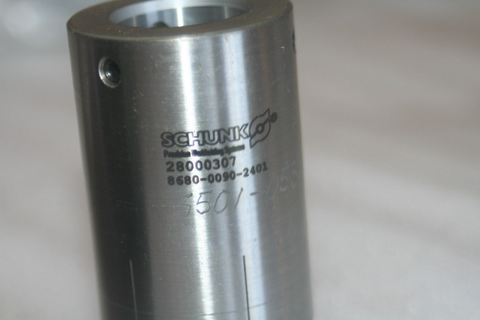 SCHUNK 28000307 Intermediate Sleeve w/Step 24mm ID, 31.210mm OD, * NEW *