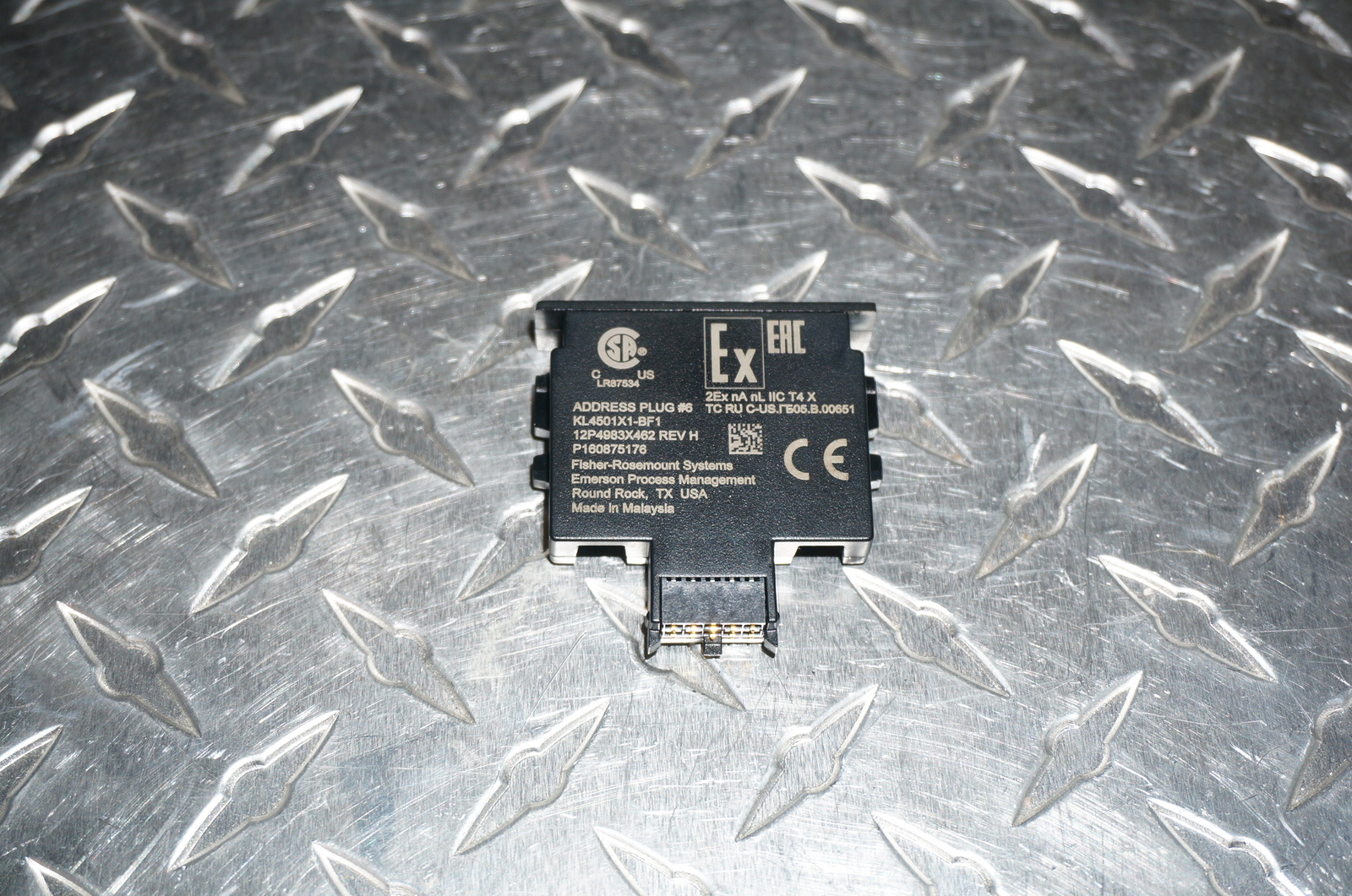 EMERSON DELTAV KL4501X1-BF1 ADDRESS PLUG #6 KL4501X1BF1 12P4983