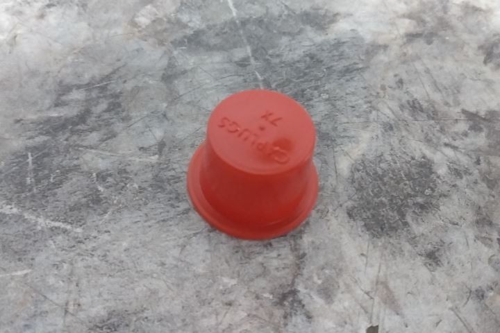 Caplugs T-7X 035701HB 5000 Pk 0.84 In Overall Diameter Red Tapered Cap/Plug