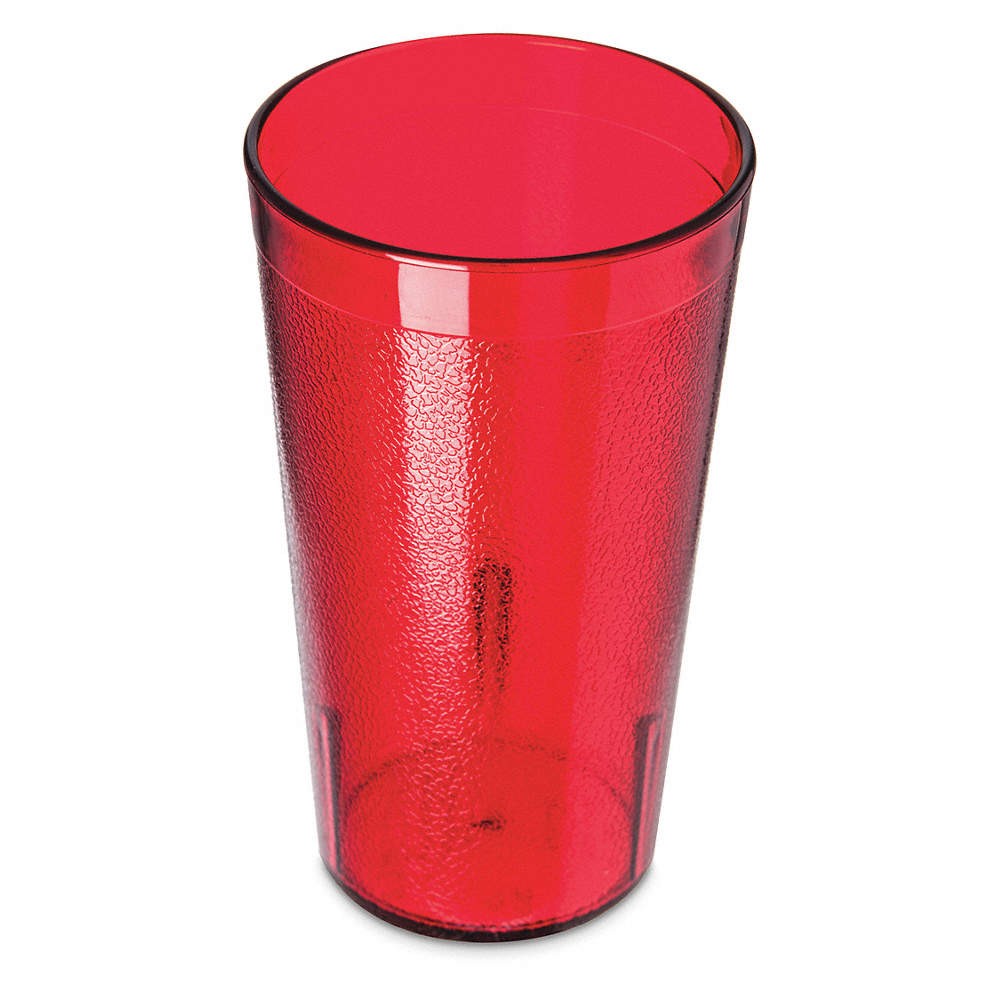 CARLISLE 521210 Tumbler,Ruby,12 oz. Capacity,PK6 PK 10