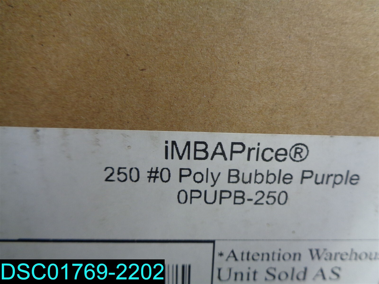 QTY=250:iMBAPrice #0 6″ x 10″ Premium Purple Color Self Seal Poly Bubble Mailers