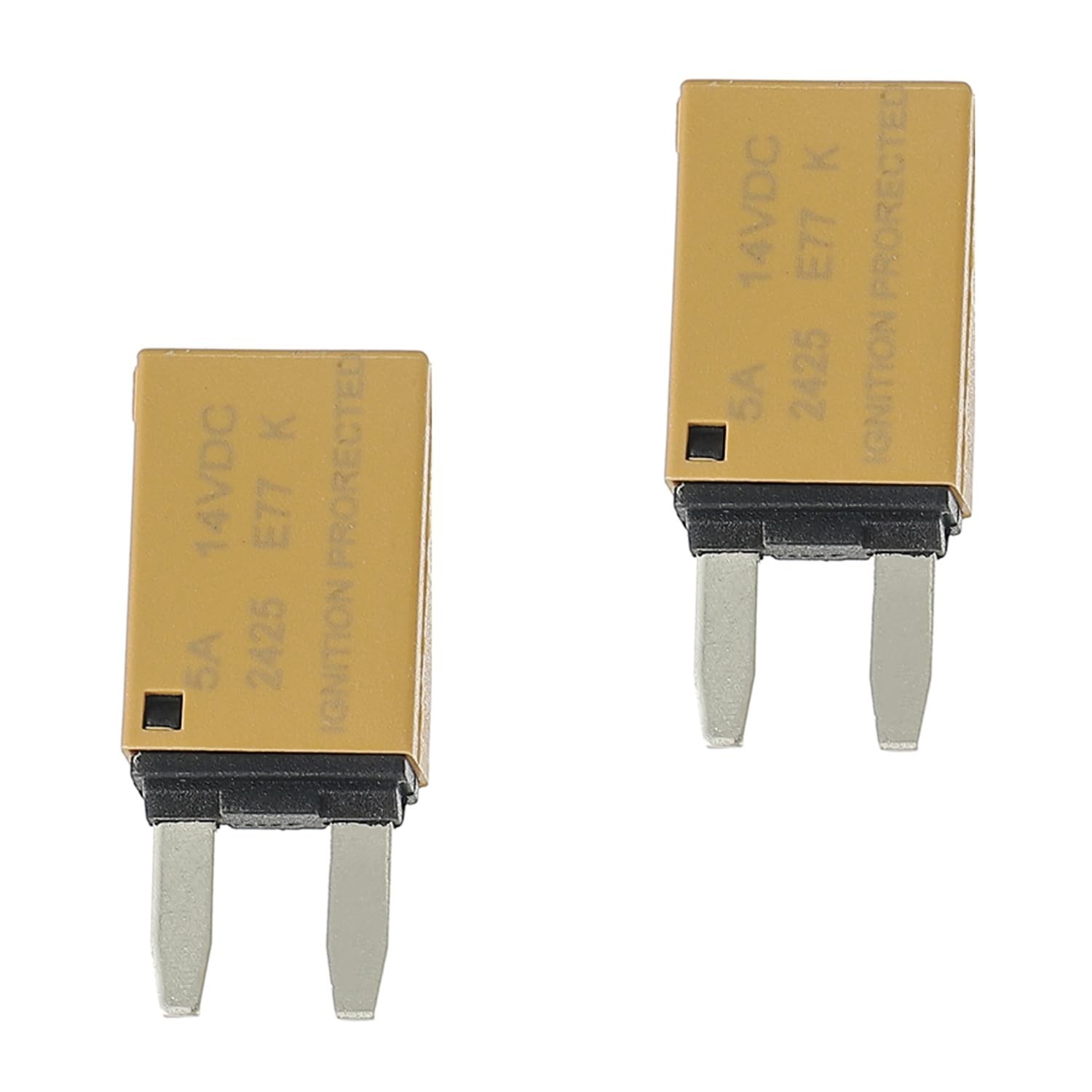 5A DC 12V-14V Auto Reset Circuit Breaker ATM Low Profile T1 Mini Blade Fuses …