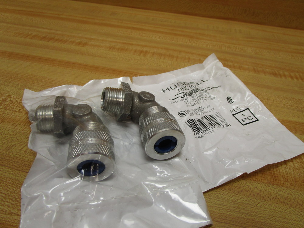 Hubbell NHC1023 1/2″ Male Cord Connector (Pack of 2)